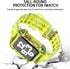 42/44/45mm Glacier transparent jelly strap,Esuitable for Apple Watch series SE/7/6/5/4/3/2/1