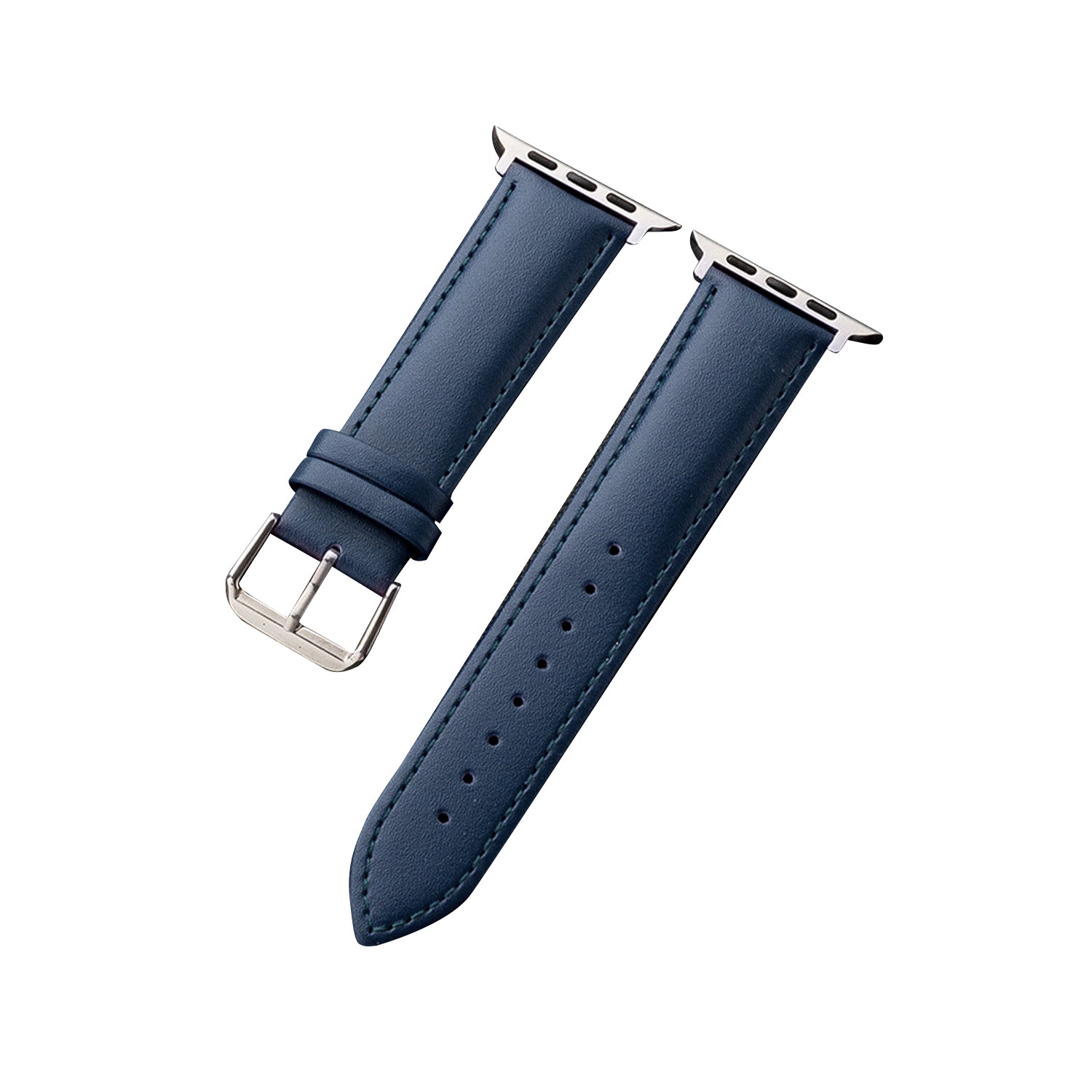 38/40/41mm Apple Watch Plain Leather Strap Series SE/7/6/5/4/3/2/1