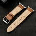38/40/41mm Apple Watch Plain Leather Strap Series SE/7/6/5/4/3/2/1
