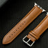 38/40/41mm Apple Watch Plain Leather Strap Series SE/7/6/5/4/3/2/1
