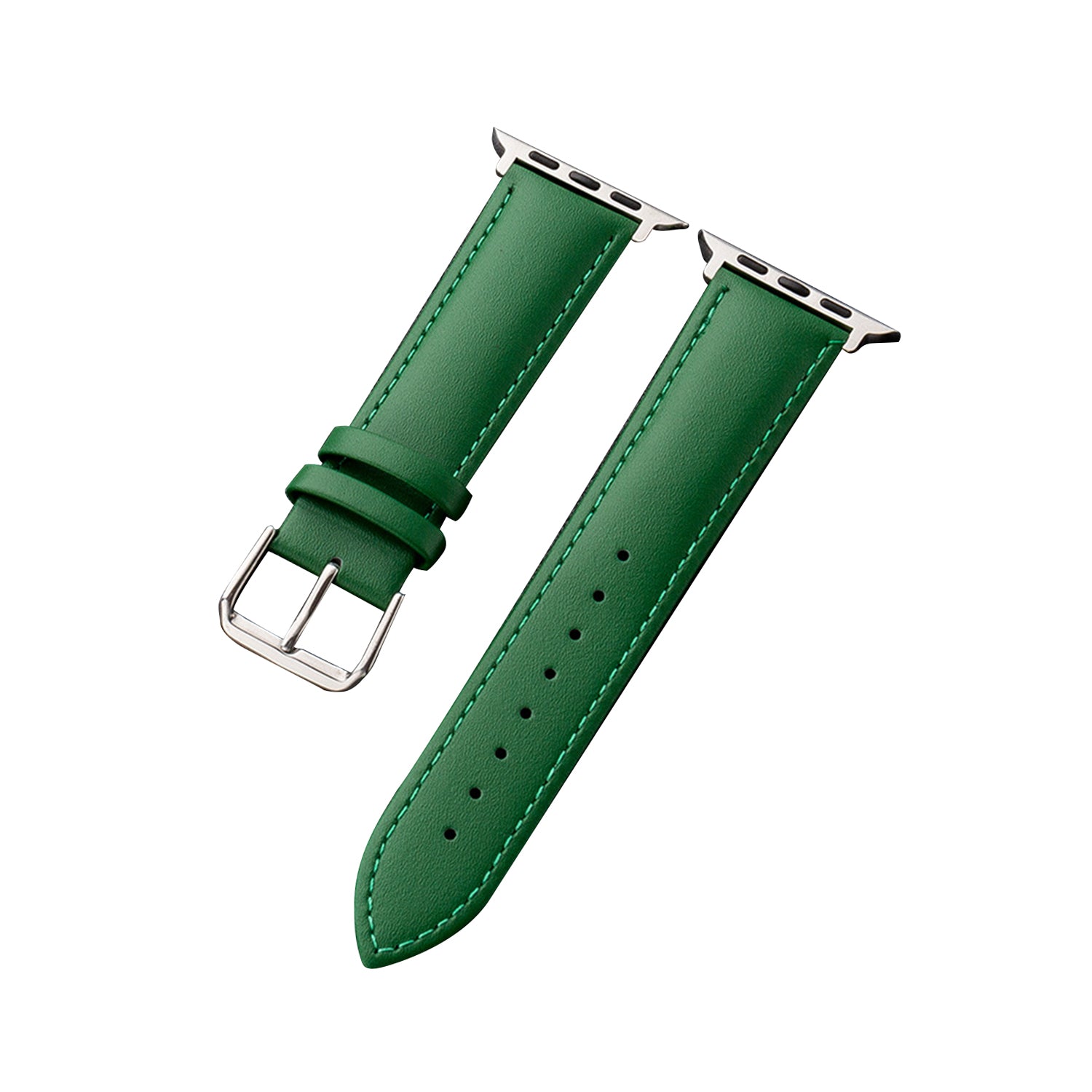 38/40/41mm Apple Watch Plain Leather Strap Series SE/7/6/5/4/3/2/1