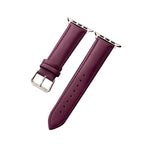 38/40/41mm Apple Watch Plain Leather Strap Series SE/7/6/5/4/3/2/1