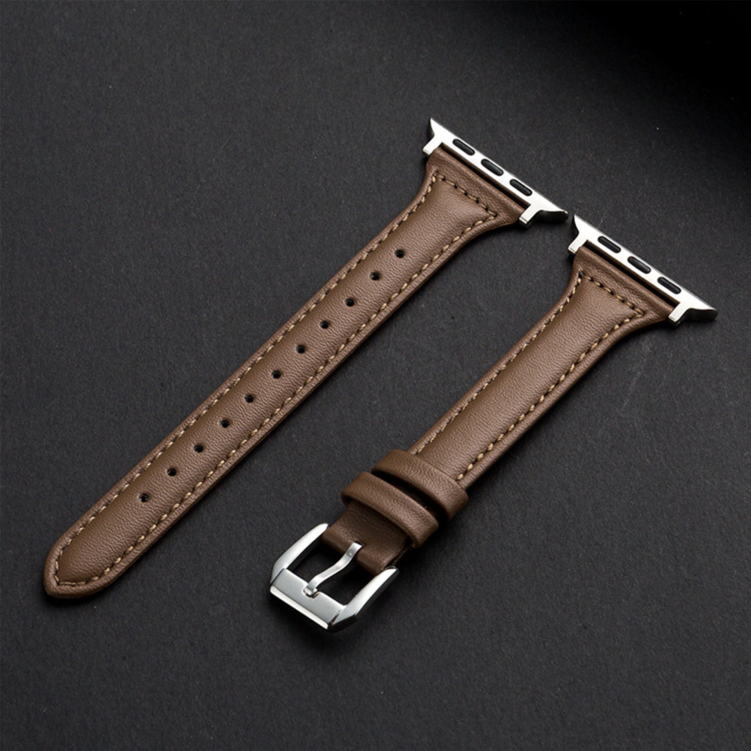 38/40/41mm Apple Watch Xiao Man Waist Ultra Fiber Leather Watch Strap Series SE/7/6/5/4/3/2/1