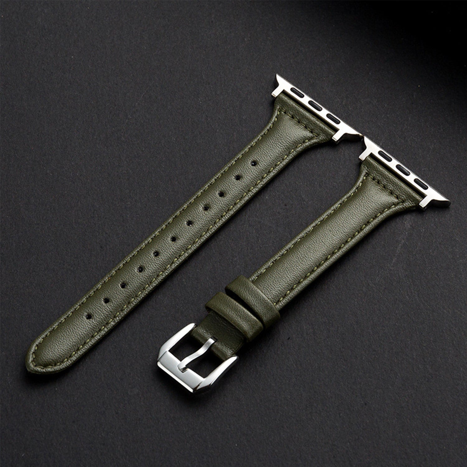 38/40/41mm Apple Watch Xiao Man Waist Ultra Fiber Leather Watch Strap Series SE/7/6/5/4/3/2/1
