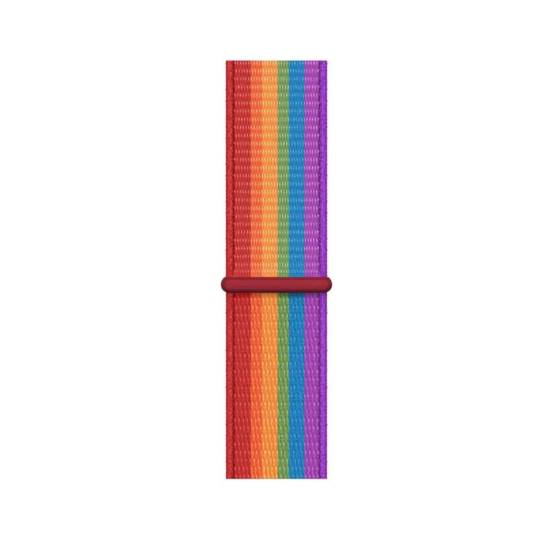 38/40/41mm Adjustable fine woven nylon sport loop Fine woven nylon sport loop strap, Esuitable for Apple Watch series SE/7/6/5/4/3/2/1
