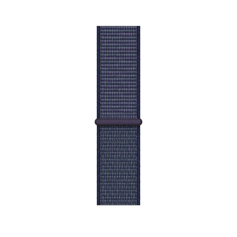38/40/41mm Adjustable fine woven nylon sport loop Fine woven nylon sport loop strap, Esuitable for Apple Watch series SE/7/6/5/4/3/2/1