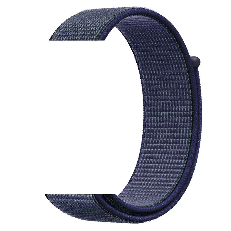 38/40/41mm Adjustable fine woven nylon sport loop Fine woven nylon sport loop strap, Esuitable for Apple Watch series SE/7/6/5/4/3/2/1