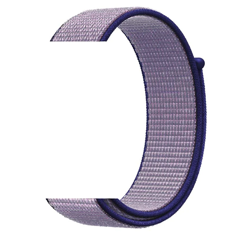 38/40/41mm Adjustable fine woven nylon sport loop Fine woven nylon sport loop strap, Esuitable for Apple Watch series SE/7/6/5/4/3/2/1