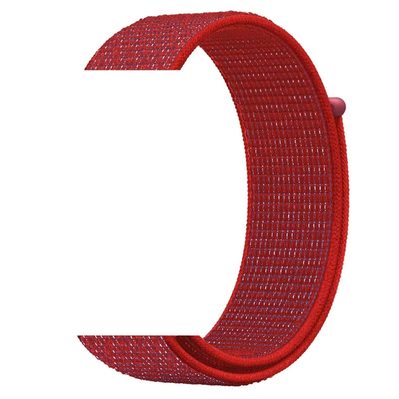 38/40/41mm Adjustable fine woven nylon sport loop Fine woven nylon sport loop strap, Esuitable for Apple Watch series SE/7/6/5/4/3/2/1