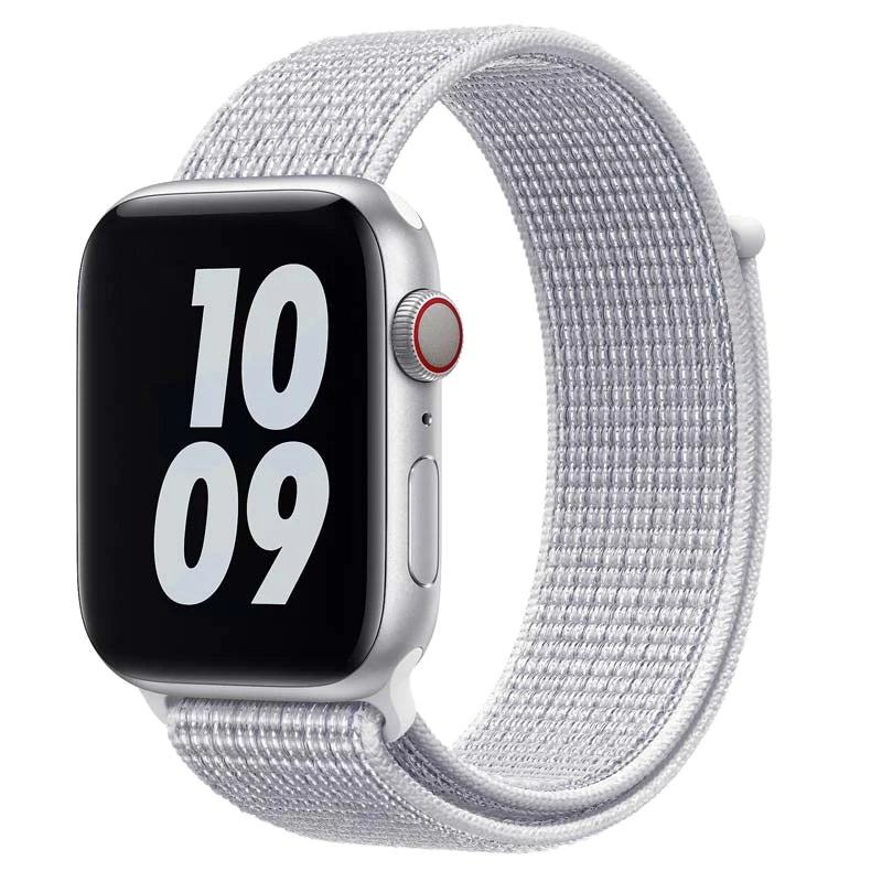 38/40/41mm Adjustable fine woven nylon sport loop Fine woven nylon sport loop strap, Esuitable for Apple Watch series SE/7/6/5/4/3/2/1