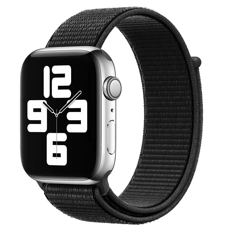 38/40/41mm Adjustable fine woven nylon sport loop Fine woven nylon sport loop strap, Esuitable for Apple Watch series SE/7/6/5/4/3/2/1