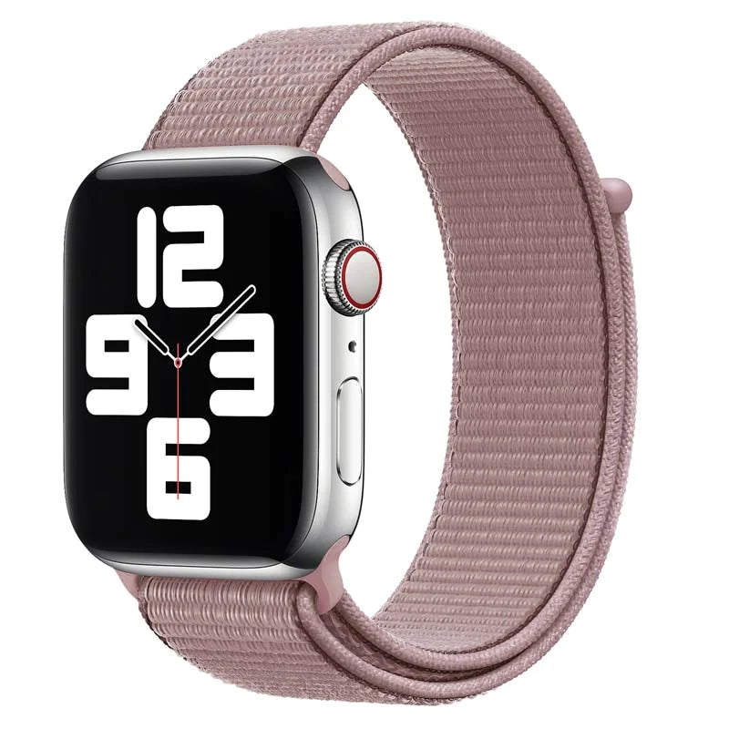 38/40/41mm Adjustable fine woven nylon sport loop Fine woven nylon sport loop strap, Esuitable for Apple Watch series SE/7/6/5/4/3/2/1