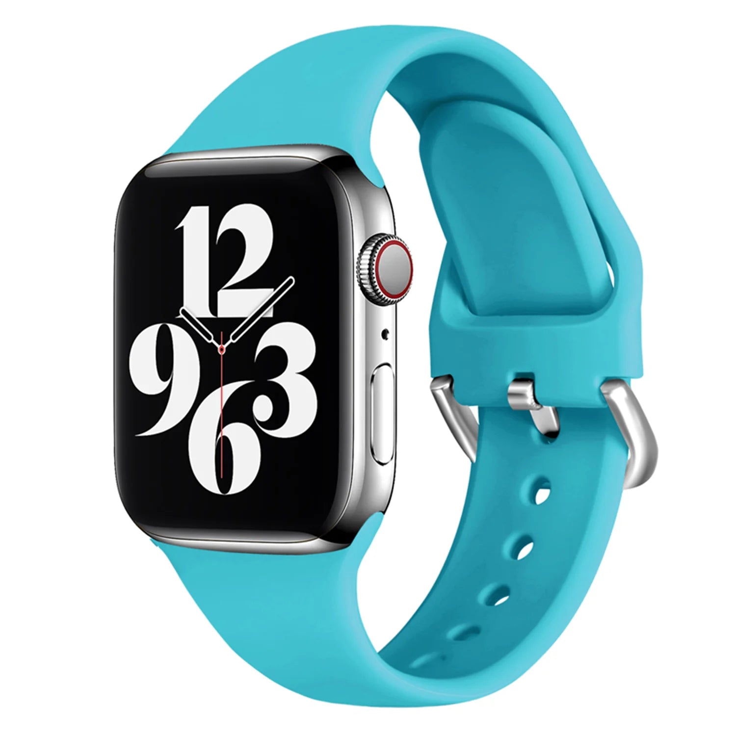 38/40/41mm Soft silicone strap, suitable for Apple Watch series SE/7/6/5/4/3/2/1