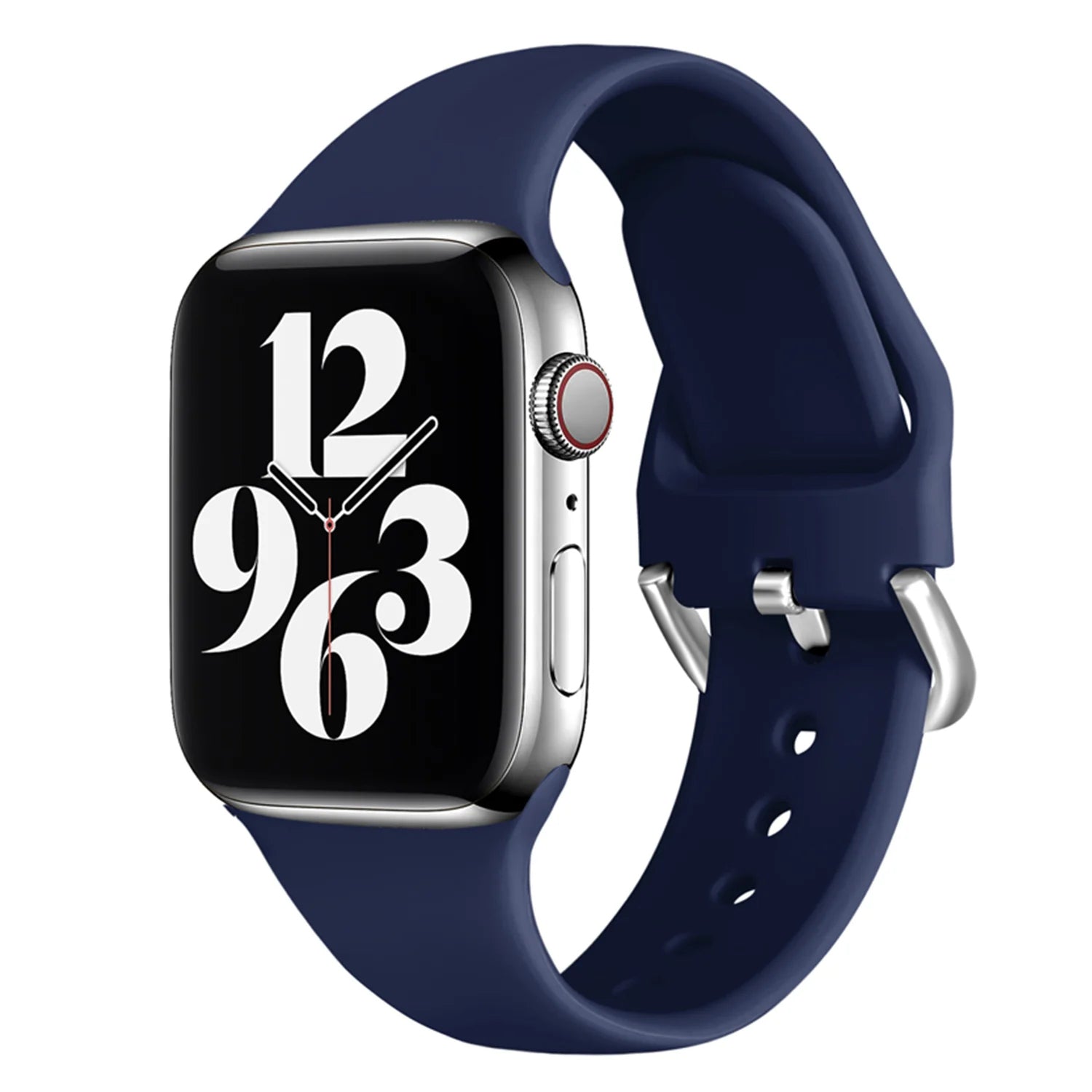 38/40/41mm Soft silicone strap, suitable for Apple Watch series SE/7/6/5/4/3/2/1