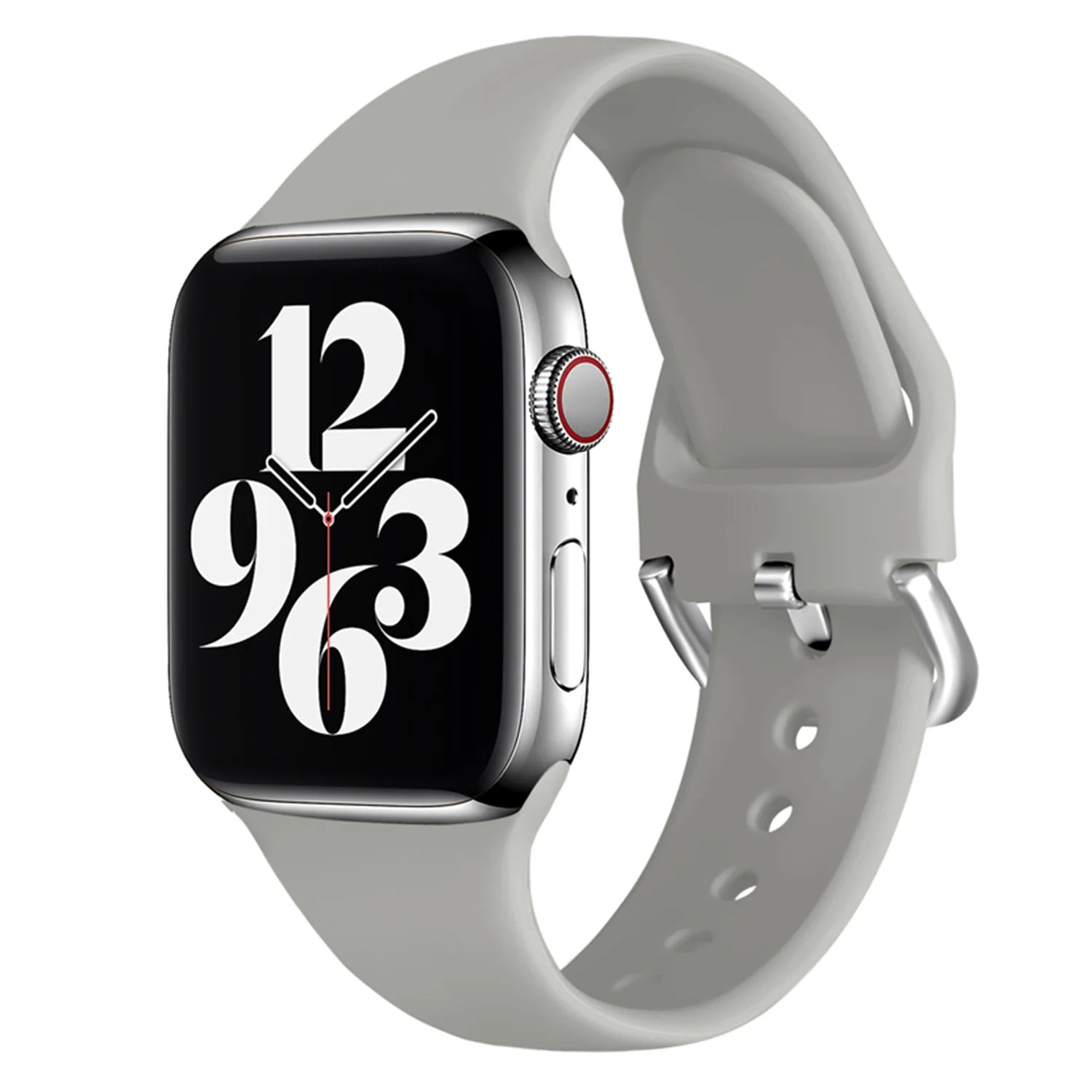 38/40/41mm Soft silicone strap, suitable for Apple Watch series SE/7/6/5/4/3/2/1