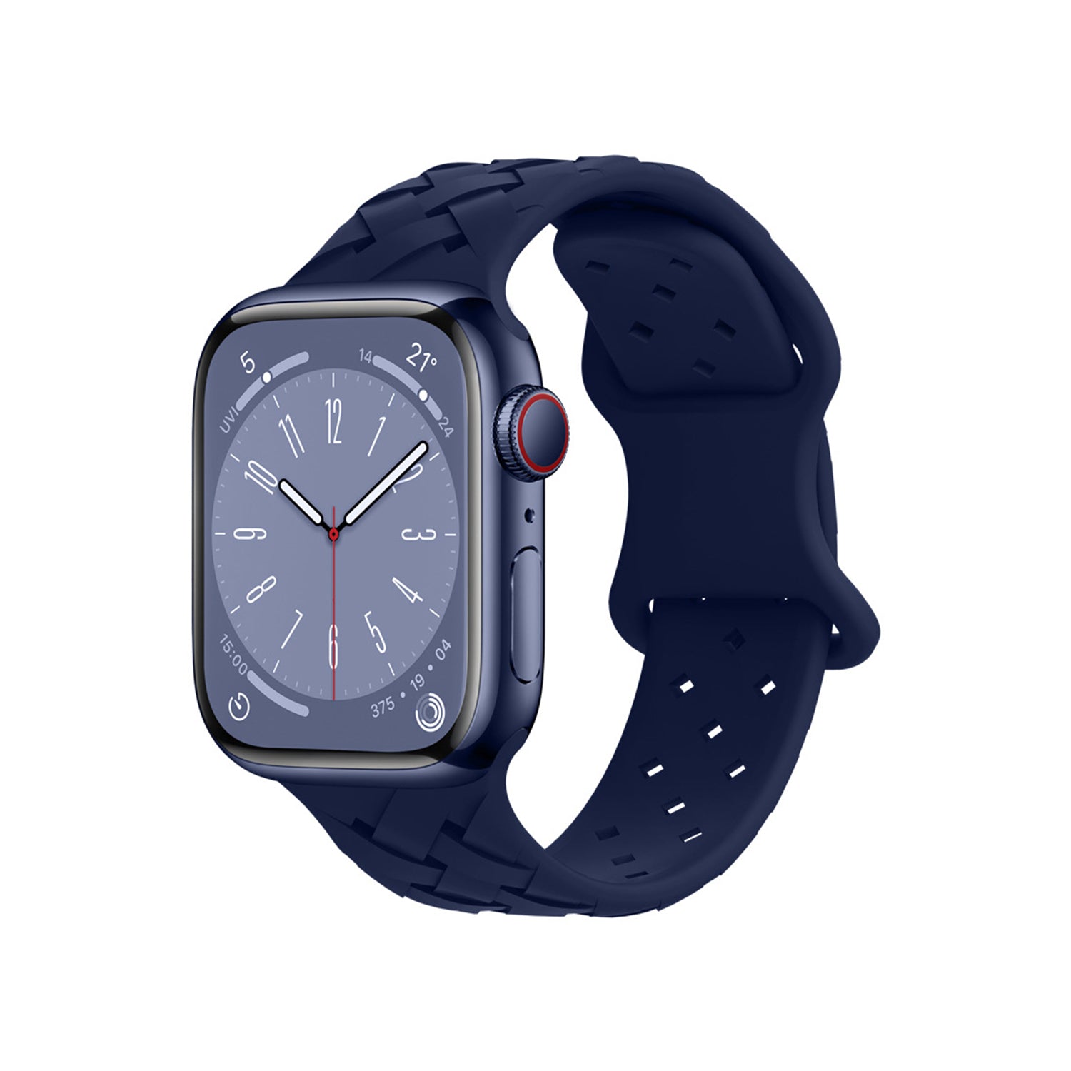 38/40/41mm Apple Watch Monochrome Bamboo Woven Series SE/7/6/5/4/3/2/1