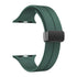 38/40/41mm Apple Watch Folding Magnetic Buckle Silicone Strap Series SE/7/6/5/4/3/2/1