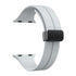 38/40/41mm Apple Watch Folding Magnetic Buckle Silicone Strap Series SE/7/6/5/4/3/2/1