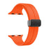 38/40/41mm Apple Watch Folding Magnetic Buckle Silicone Strap Series SE/7/6/5/4/3/2/1