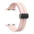 38/40/41mm Apple Watch Folding Magnetic Buckle Silicone Strap Series SE/7/6/5/4/3/2/1