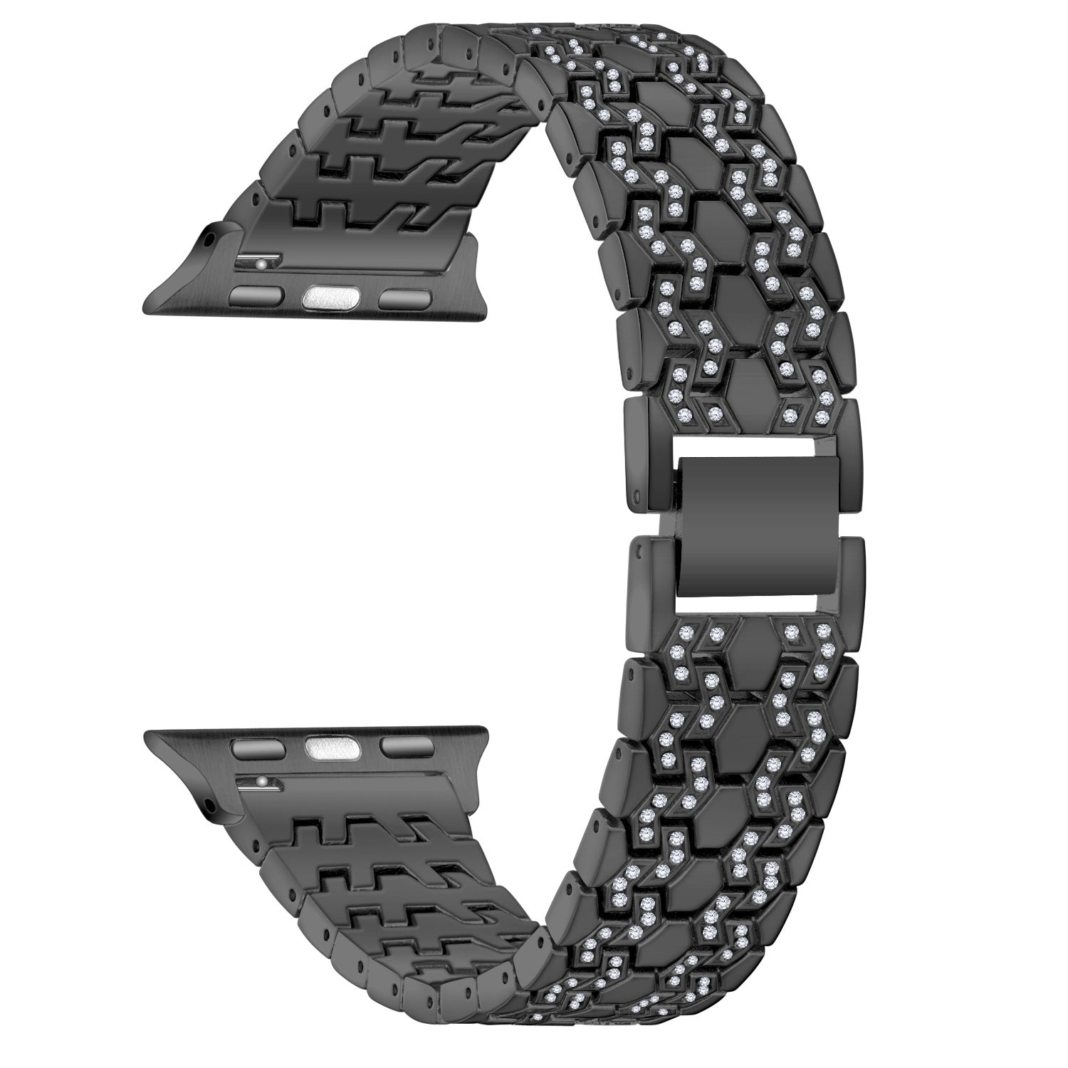 38/40mm Alloy jewelry watch band inlaid with diamonds for i-Watch SE/6/5/4/3/2/1