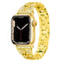 38/40/41mm Apple Watch SE Series7/6/5/4/3/2/1 Bling diamond Metal Strap Lady's Replacemnet Band with Butterfly Folding Clasp