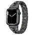 38/40/41mm Apple Watch SE Series7/6/5/4/3/2/1 Bling diamond Metal Strap Lady's Replacemnet Band with Butterfly Folding Clasp