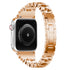 38/40/41mm Apple Watch SE Series7/6/5/4/3/2/1 Bling diamond Metal Strap Lady's Replacemnet Band with Butterfly Folding Clasp