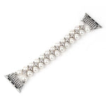 38/40mmShiny elastic beaded rhinestone bracelet for Apple Watch series SE /6/ 5/ 4 /3/ 2/1 /
