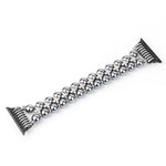 38/40mmShiny elastic beaded rhinestone bracelet for Apple Watch series SE /6/ 5/ 4 /3/ 2/1 /