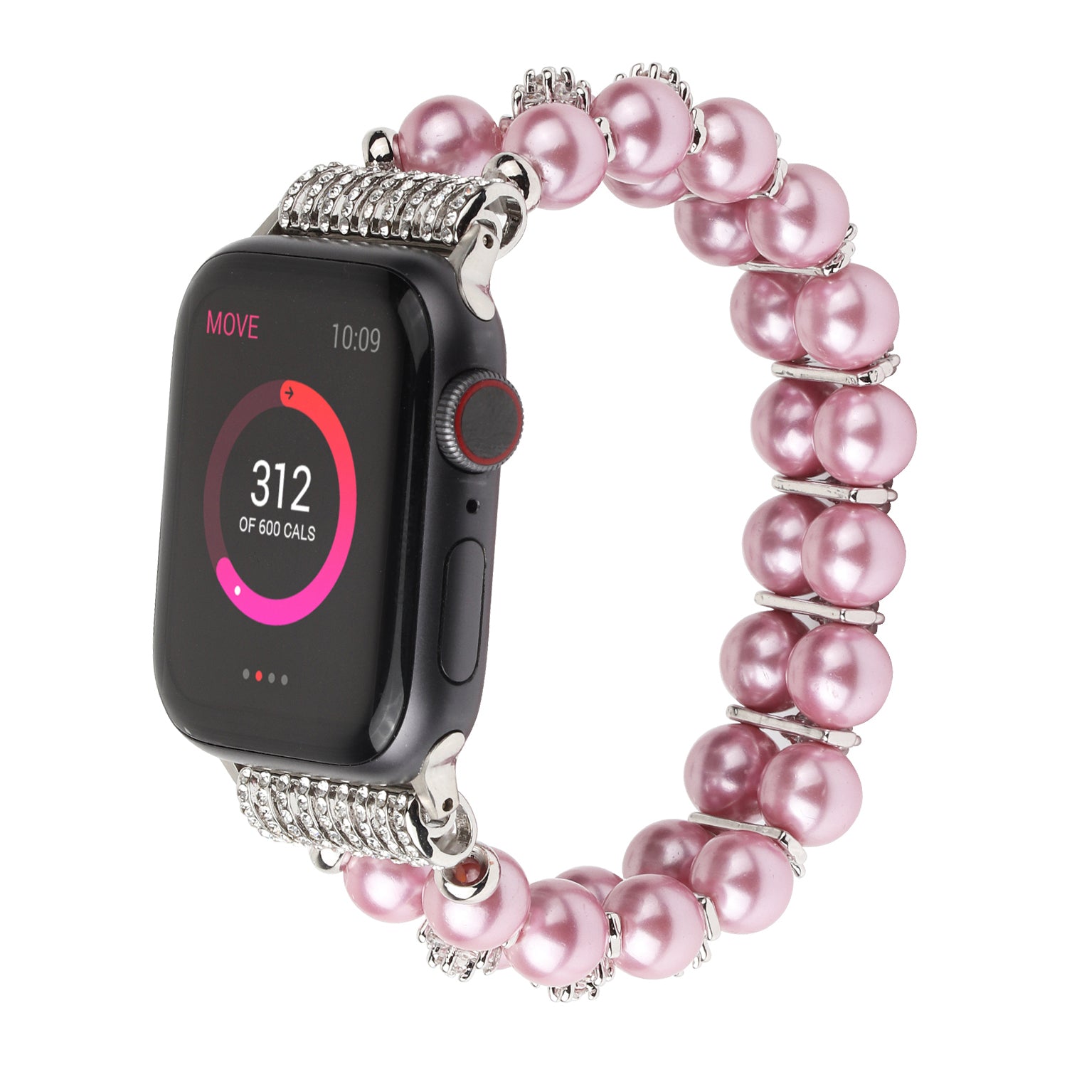38/40mmShiny elastic beaded rhinestone bracelet for Apple Watch series SE /6/ 5/ 4 /3/ 2/1 /