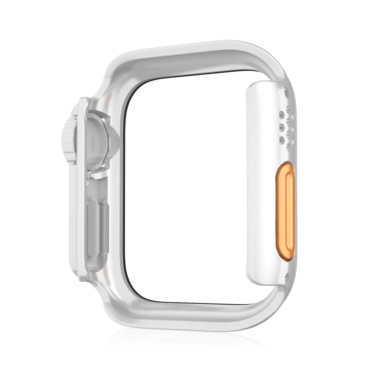 2 in 1 (45MM) PC material half pack case with screen protector for Apple Watch Series 9/8/7