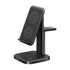 3in1 Charging Station for Smart Phone.Wireless Charging Station for Multiple Devices,Phone and Watch,Earphone Charger Dock with Stand-Black