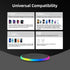 15W RGB Wireless Charger Compatible iPhone 15/15 Plus/15 Pro/15 Pro Max