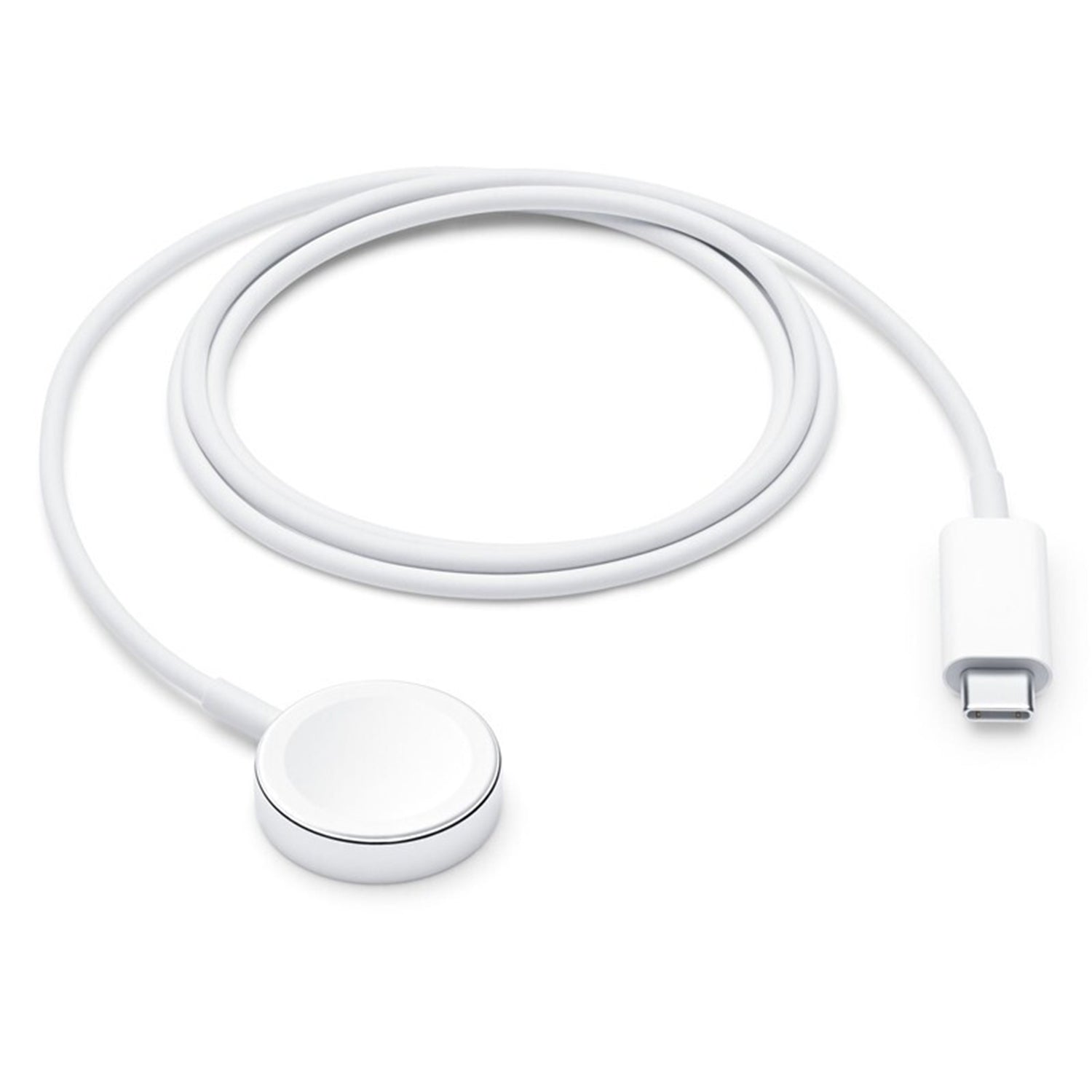 Wireless Apple Watch Magnetic to Type-C Fast Charger-White