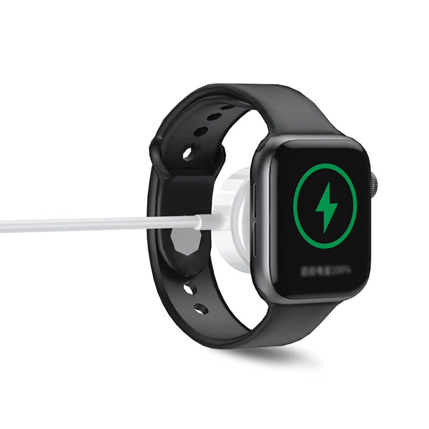 Wireless Apple Watch Magnetic to Type-C Fast Charger-White