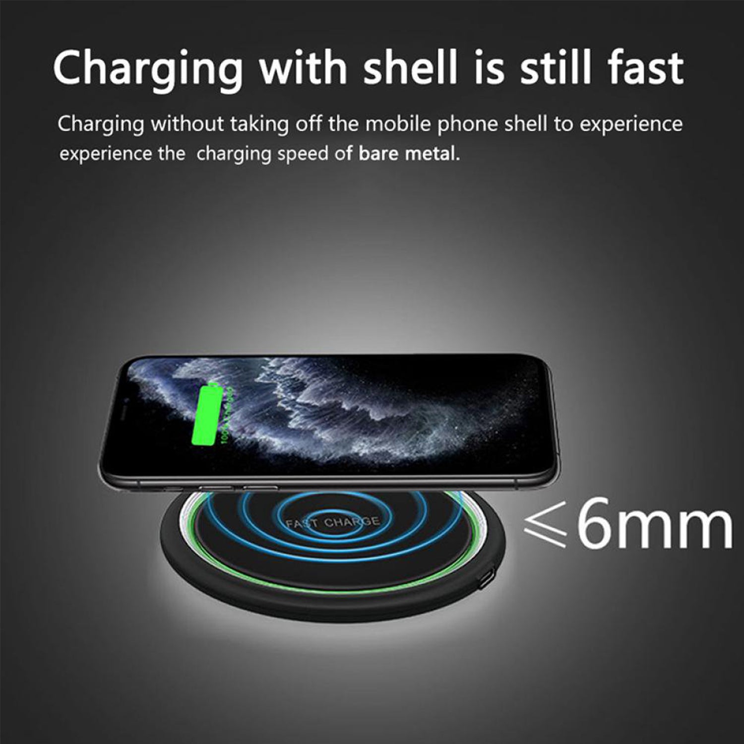 Wireless Charger, 10W Max Fast Wireless Charging