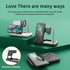 4 in 1 Wireless charger Dock Universal, Wireless Charger Stand Portable Charging Station Dock for Mobile Phone Watch Earphone, Foldable Design Wireless Charger