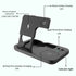 4 in 1 Wireless charger Dock Universal, Wireless Charger Stand Portable Charging Station Dock for Mobile Phone Watch Earphone, Foldable Design Wireless Charger