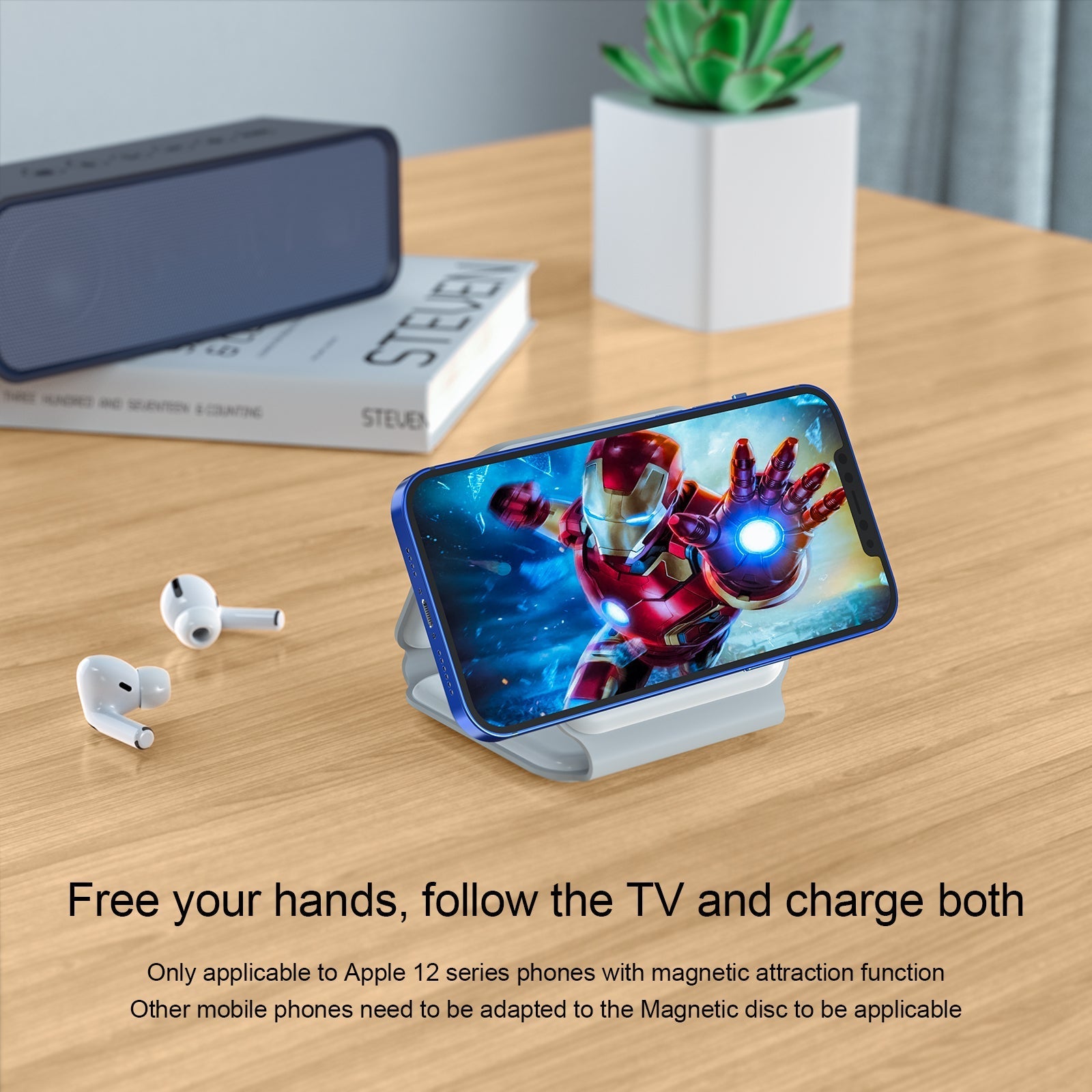 3 in 1 Wireless MagSafe Collapsible Charger