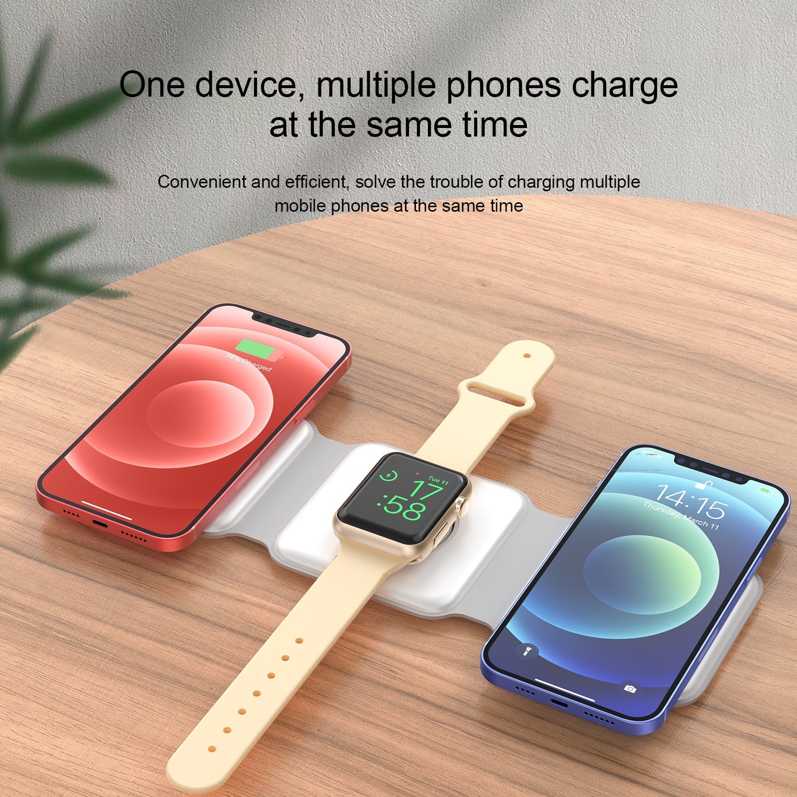 3 in 1 Wireless MagSafe Collapsible Charger