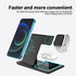 3 in 1 Wireless MagSafe Collapsible Atmosphere Lamp Charger