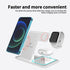 3 in 1 Wireless MagSafe Collapsible Atmosphere Lamp Charger