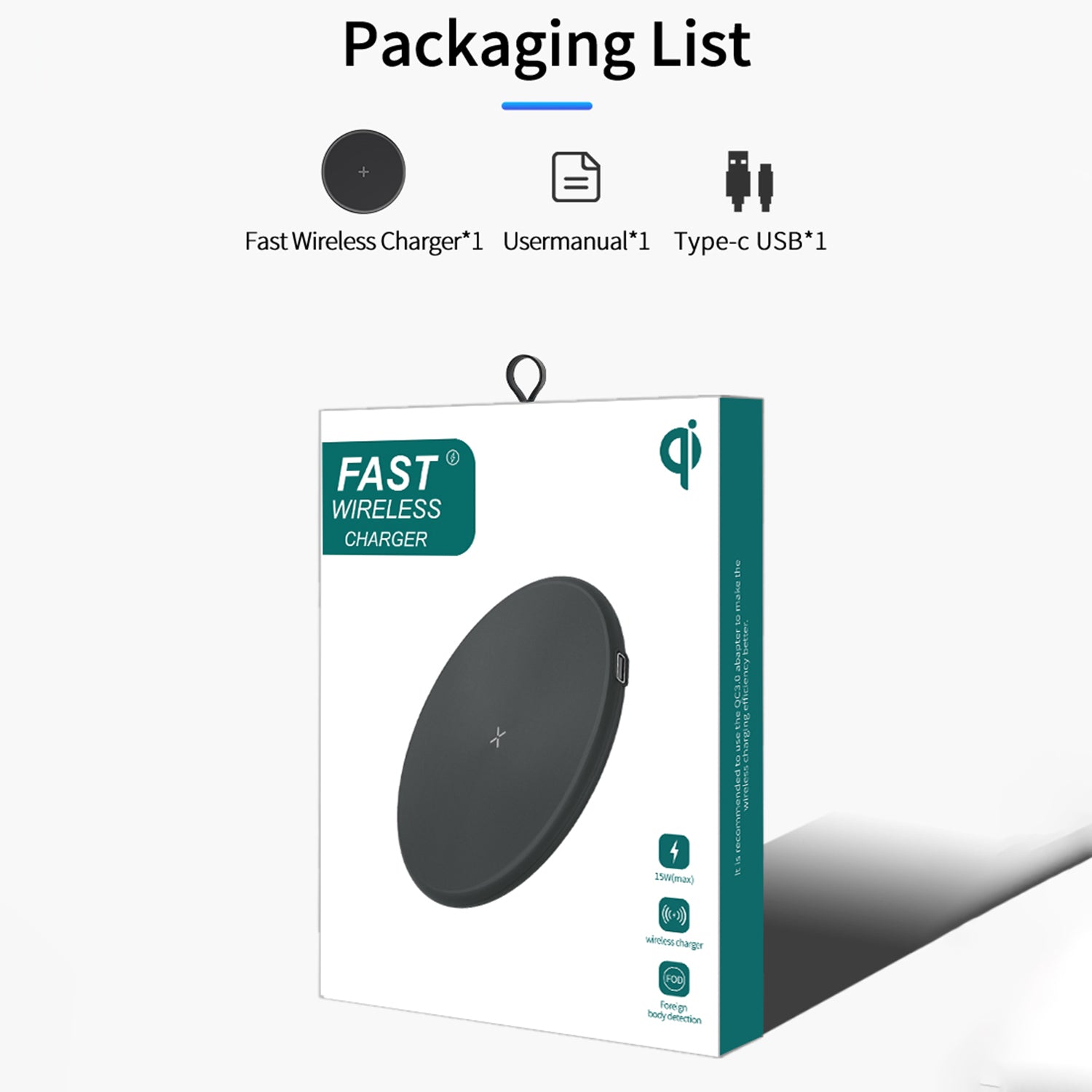 15W Max Fast Wireless Charger