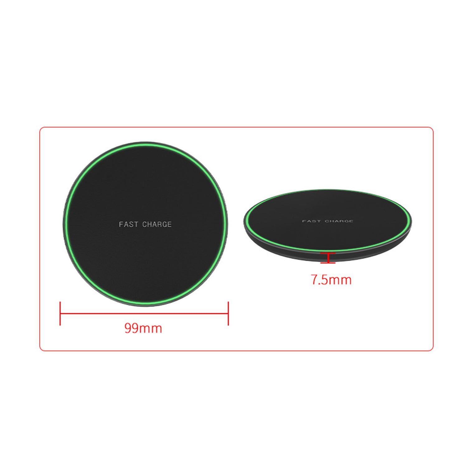 15W ultra-thin round wireless charger