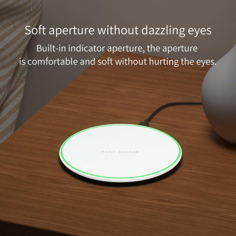 15W ultra-thin round wireless charger