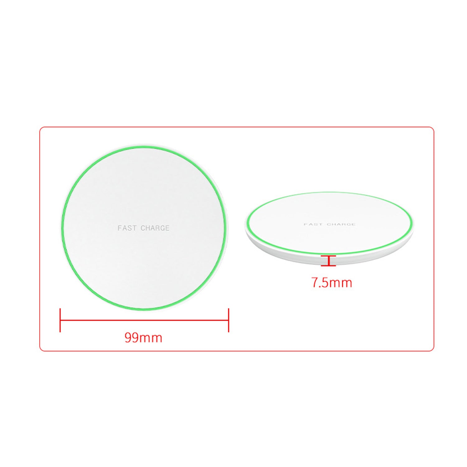 15W ultra-thin round wireless charger