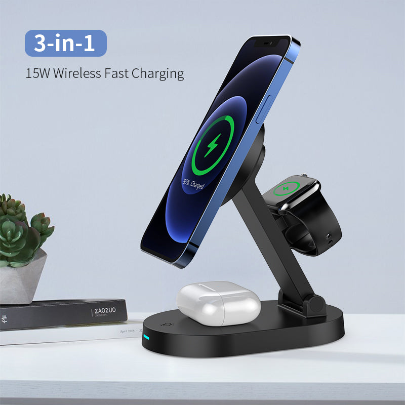 4 in 1 Wireless MagSafe Collapsible Charger