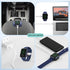 2 in 1 Portable Metal Magnetic Wireless Charger for Apple Watch 7 6 5 4 3 2 1 SE Usb C Fast Charging Pad Cargador