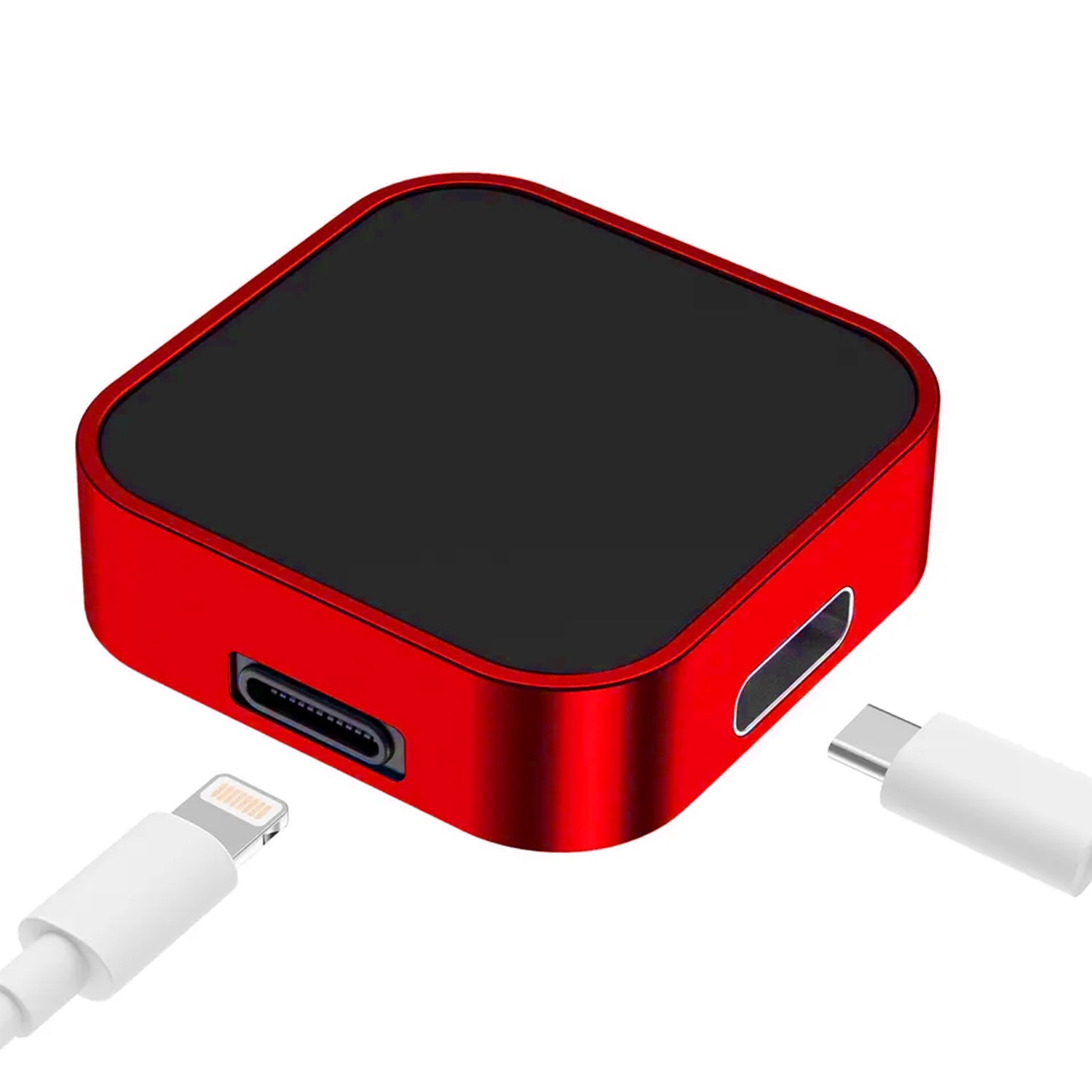2 in 1 Portable Metal Magnetic Wireless Charger for Apple Watch 7 6 5 4 3 2 1 SE Usb C Fast Charging Pad Cargador